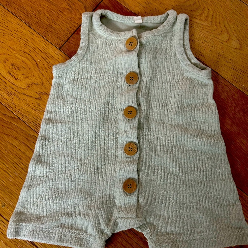 Organic Zoo Romper. Terry cloth